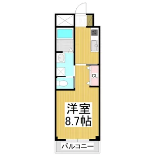 ユニヴァリ グレイス【2階】の間取り