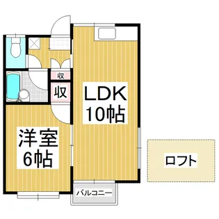 シャンテ風間 C棟【1階】の間取り