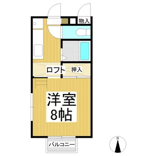 サンガーデン丹波島 北館【2階】の間取り