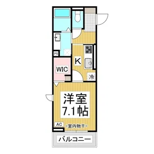 リヴェール中御所 C棟【3階】の間取り