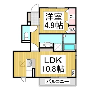 サン・シエル【1階】の間取り