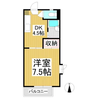 レーベン海野【2階】の間取り