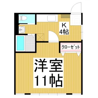 エンゼルビル【4階】の間取り