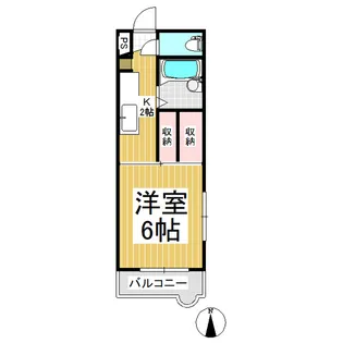 ドムスミワ 東館【1階】の間取り
