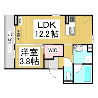 グランコスモHT【2階】の間取り