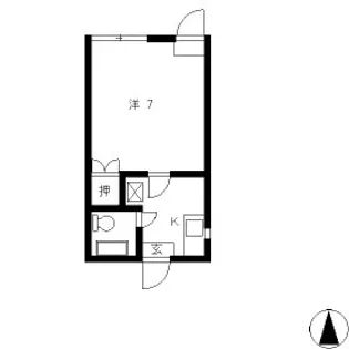 アネックス長野【2階】の間取り