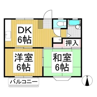 フェアハウス21【2階】の間取り