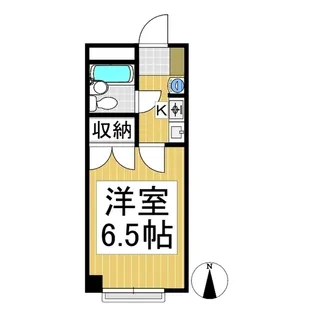 シガ第3ハイツ【1階】の間取り