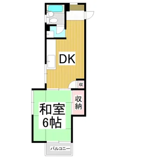 七瀬中町ホームズ【3階】の間取り