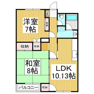 リトルアイランド【1階】の間取り