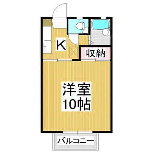 ラプラスみわ【1階】の間取り