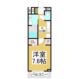 コンフォーティア小柴見【3階】の間取り