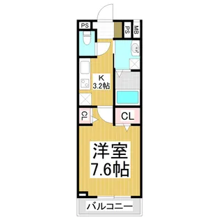 コンフォーティア小柴見【3階】の間取り