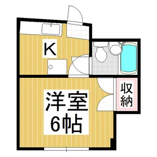 サンライズ【2階】の間取り