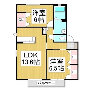 MastTown松岡3 N棟【2階】の間取り
