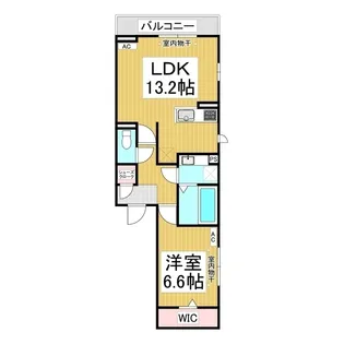 MORI石堂【3階】の間取り