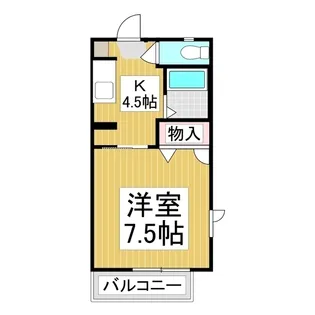 フレグランスしん C棟【1階】の間取り
