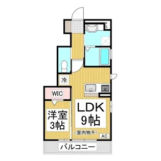 カサ・デ・サチⅢ【1階】の間取り