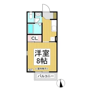 カサ・デ・サチ【1階】の間取り