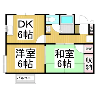 三井ハイツ【2階】の間取り