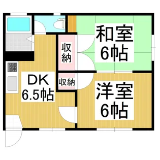 フォーブル西長野【1階】の間取り