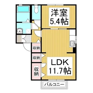 フレグランスヤマソウ【2階】の間取り