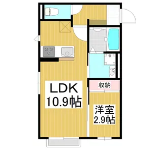ハイム ルミエール【2階】の間取り
