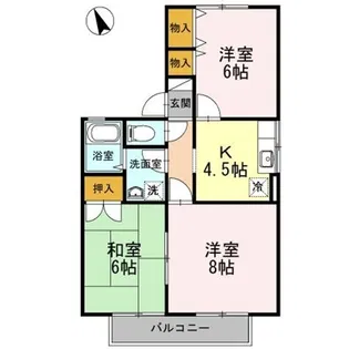 ル・プランタン【2階】の間取り