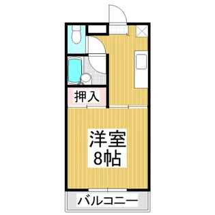 コーポ松岡【2階】の間取り