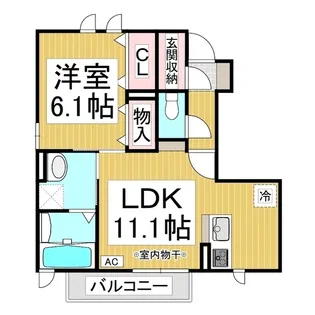 ソラーナ【1階】の間取り