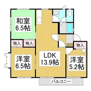 フレグランスアイビー C棟【1階】の間取り