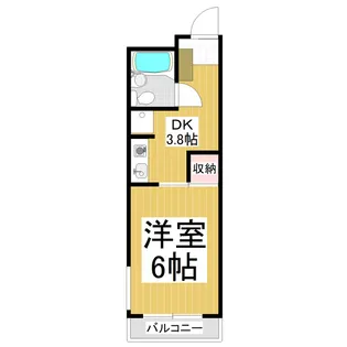 若里MW【3階】の間取り