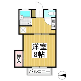 上松ハウス B【1階】の間取り