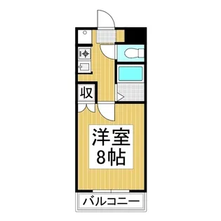 開運ハイツ南俣【3階】の間取り