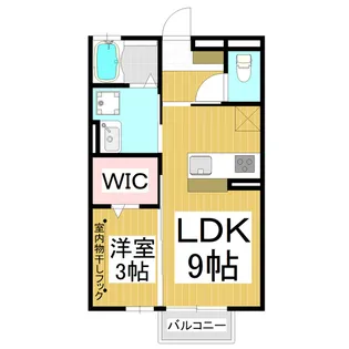 メゾンエルピス【2階】の間取り