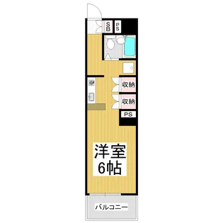 メゾンフォンテーヌ【5階】の間取り