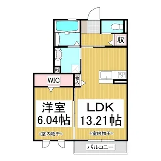 レジンエベール【2階】の間取り