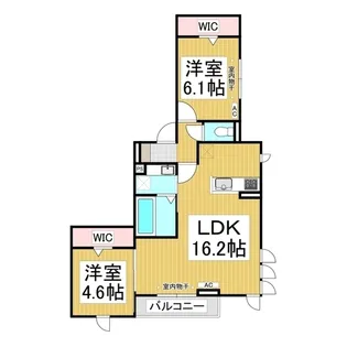 MORI石堂【3階】の間取り