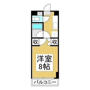 コーポ・ビックウェイブ S棟【2階】の間取り