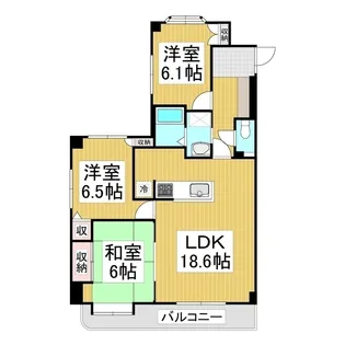 メゾンドール吉栄【1階】の間取り