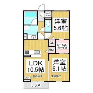 Garden蔵【1階】の間取り