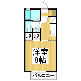ナガノコアハイツ【2階】の間取り