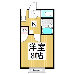 シャトリエ 南【2階】の間取り