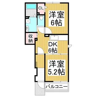 オーシャンⅠ A棟【1階】の間取り