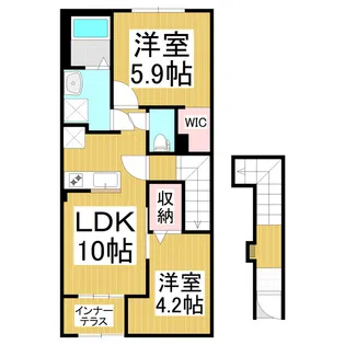 シェルル・城東【2階】の間取り