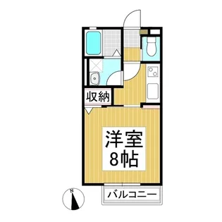 ハイムメゾンLS三輪 B棟【1階】の間取り