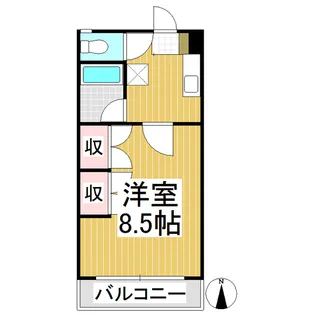 ファーストハイム東和田【1階】の間取り
