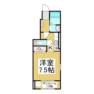 ステイブル Ⅱ【1階】の間取り