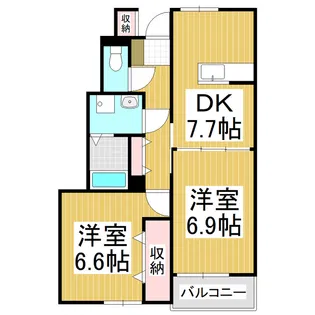 H・Flensia【1階】の間取り