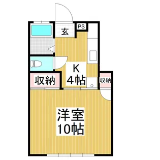 ふじパレス【1階】の間取り